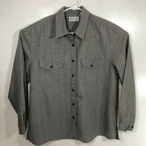 Apparenza Button Up Long Sleeve Womens Shirt